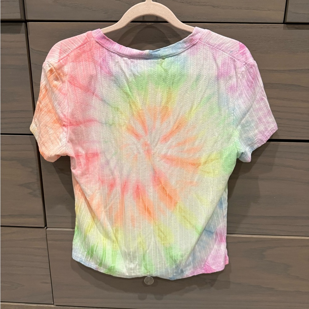 New w Tags Girls Firehouse Tie Dye Short Sleeve Shirt Size Small - Picture 5 of 5